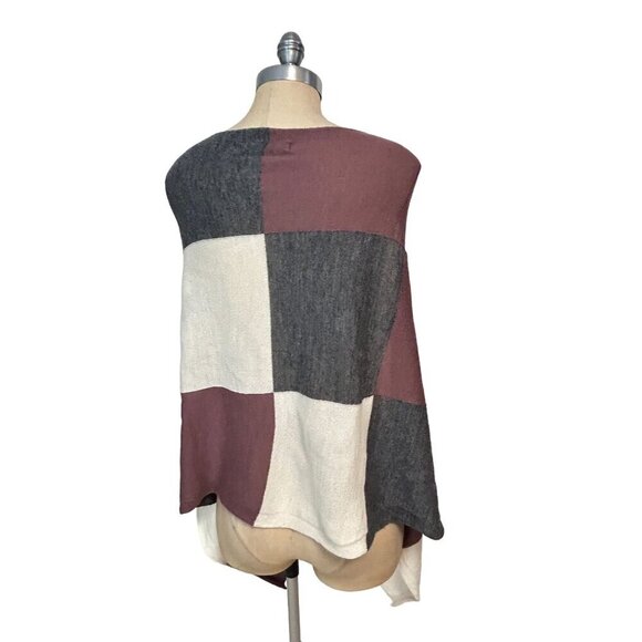 Peru Etnico 100% Baby Alpaca Wool Multicolor Block Design OS - Picture 5 of 8